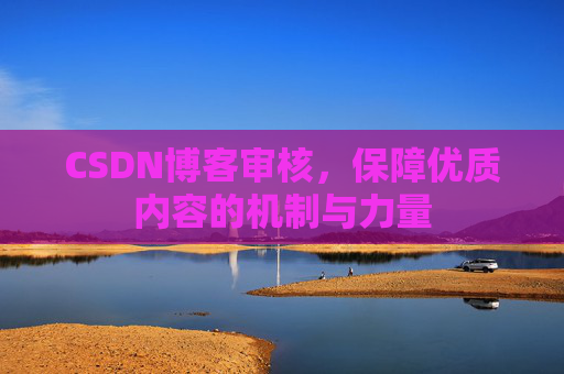 CSDN博客审核，保障优质内容的机制与力量